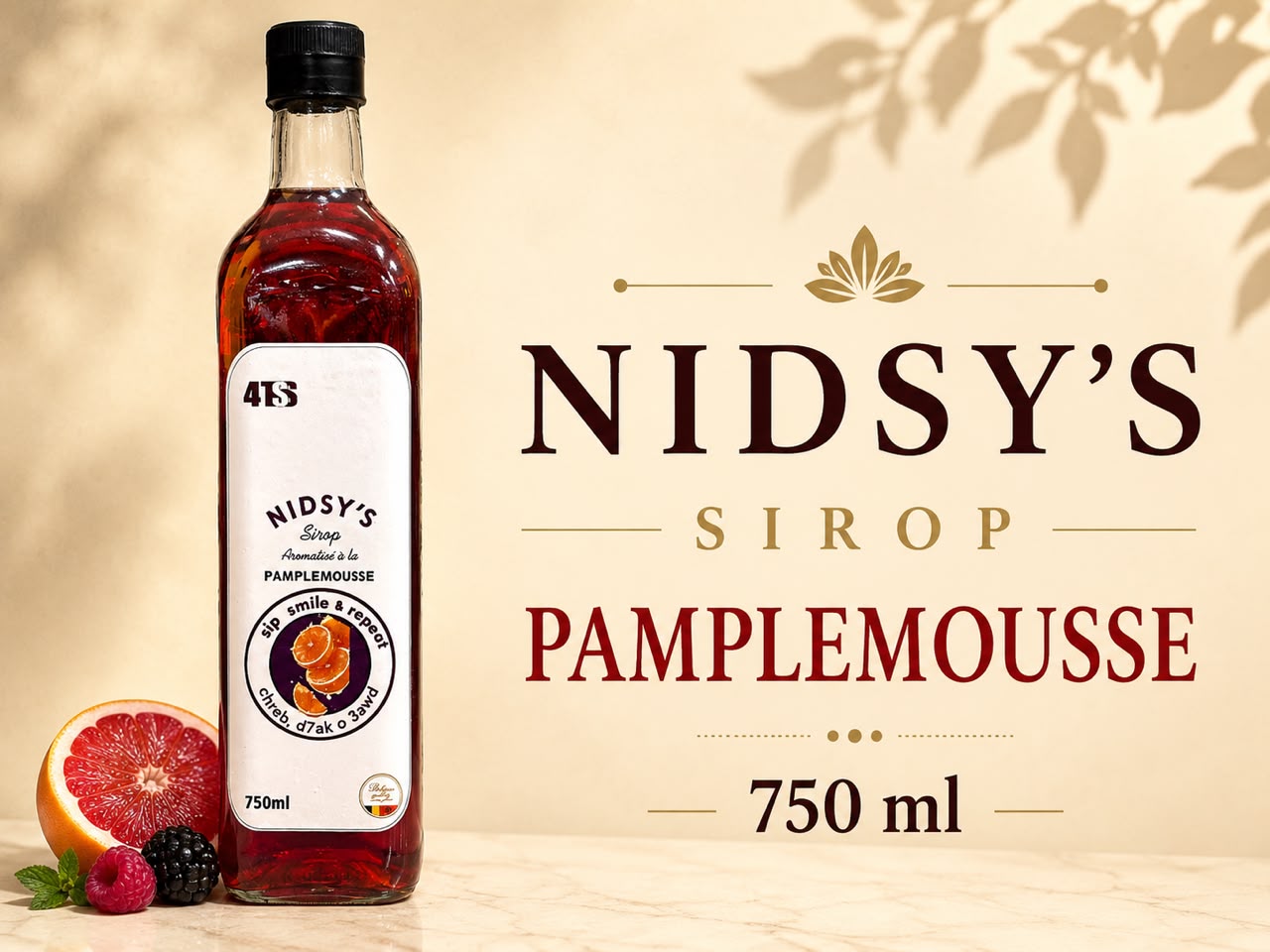 Sirop Pampelmousse NIDSY'S