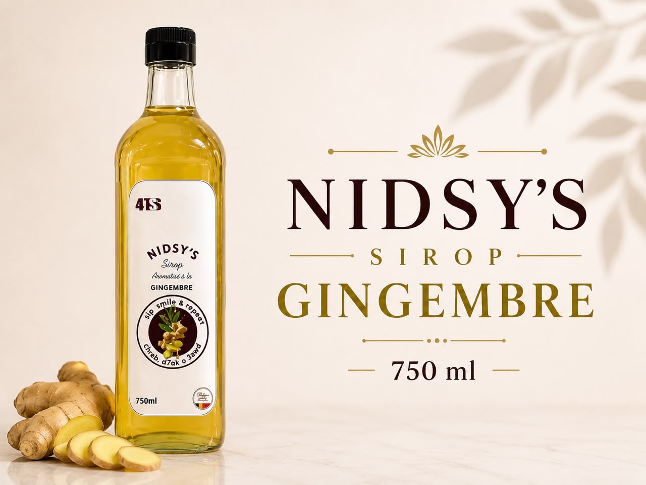 Sirop Gingembre NIDSY'S