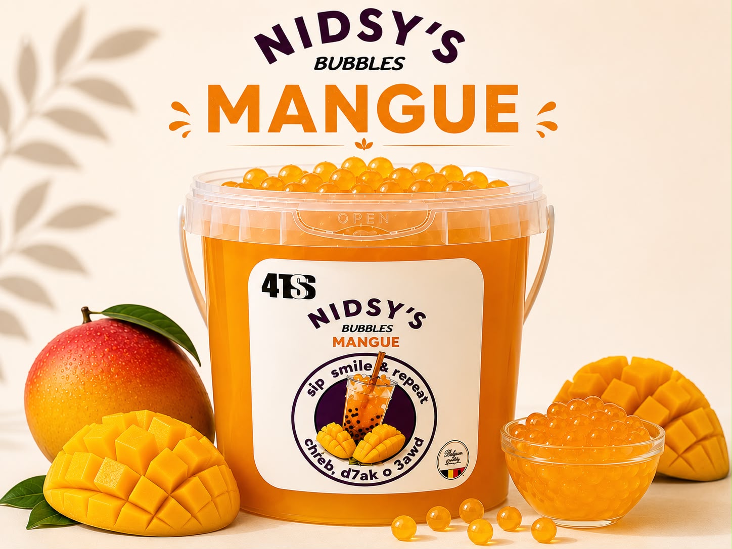 NIDSY'S Bubbles Mangue — Grossiste — Khatra