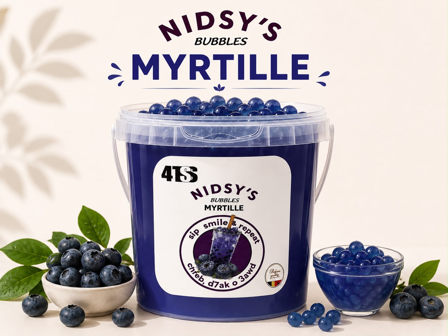 NIDSY'S Bubbles Myrtille — Grossiste — Khatra