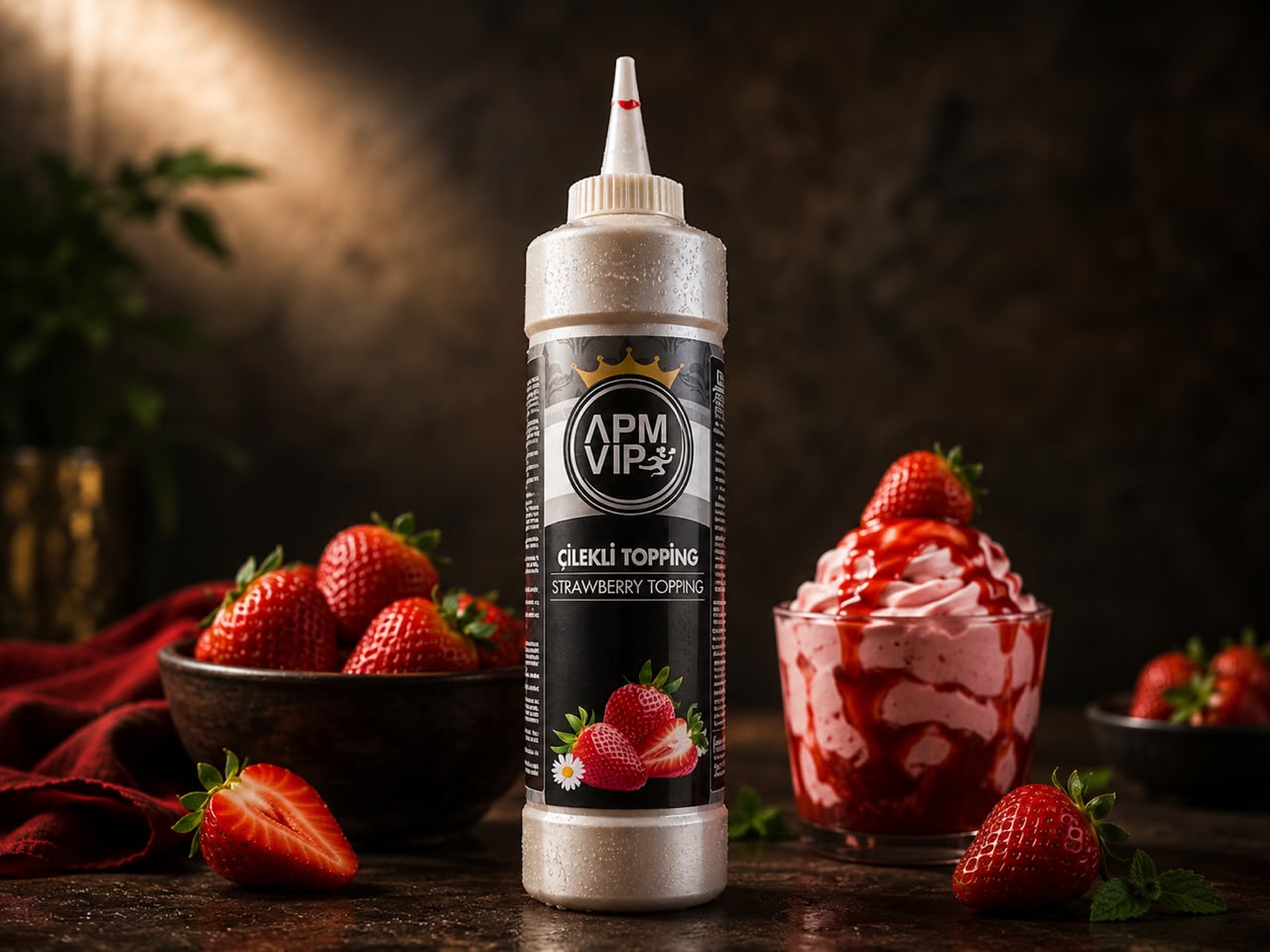Topping au Fraise — Grossiste — Khatra