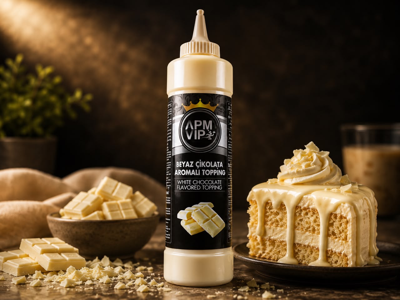 Topping au Chocolat  Blanc — Grossiste — Khatra