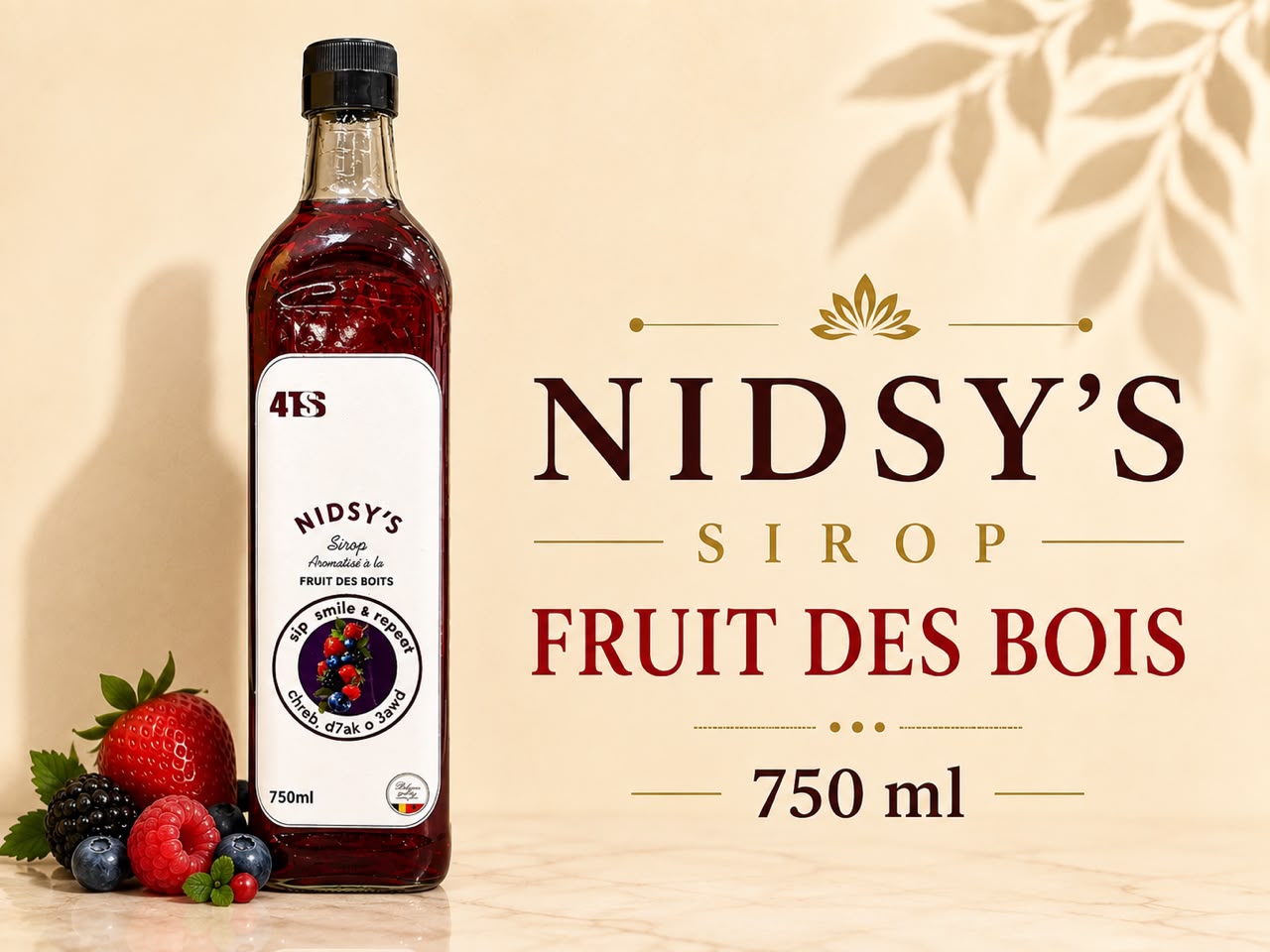 Sirop Fruit de Bois NIDSY'S