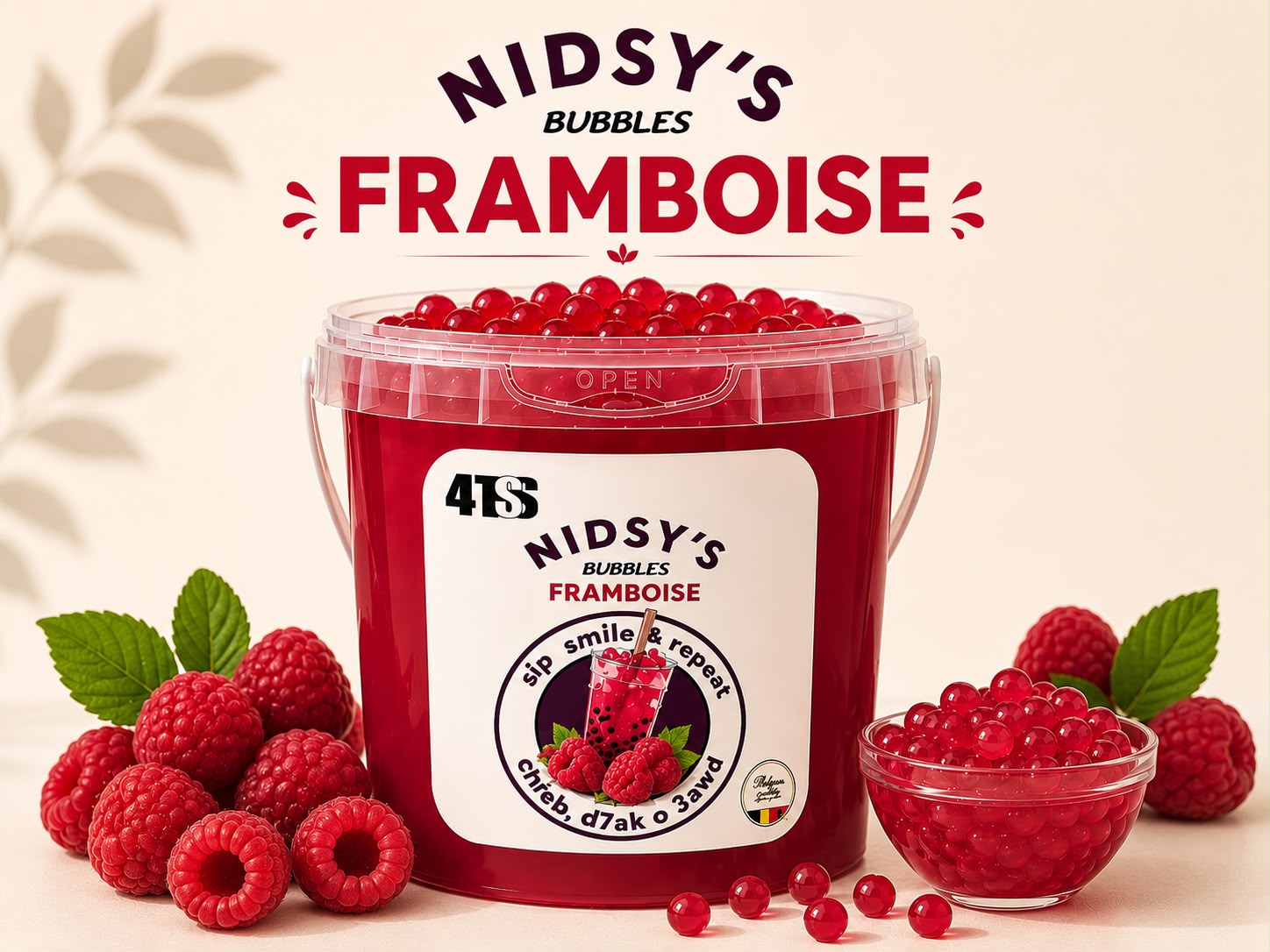 Bubbles  Framboise NIDSY'S 